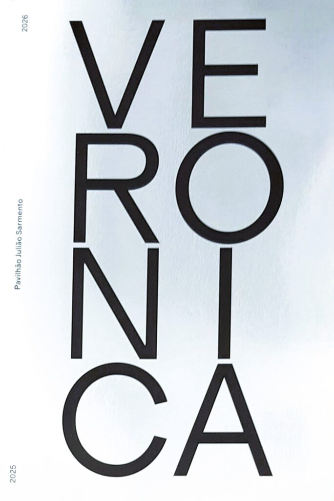 Cover featuring the name VERONICA in black lettering on a mirrored background